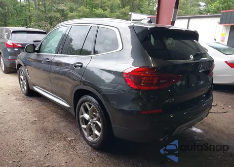 2021 BMW X3 Sdrive30I из США, поврежденный, VIN 5UXTY3C05M9H65825